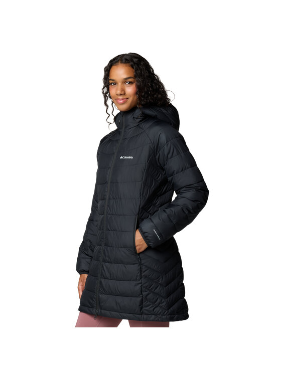 Columbia Columbia Kurtka przejściowa Powder Lite II Mid Jacket Czarny Regular Fit