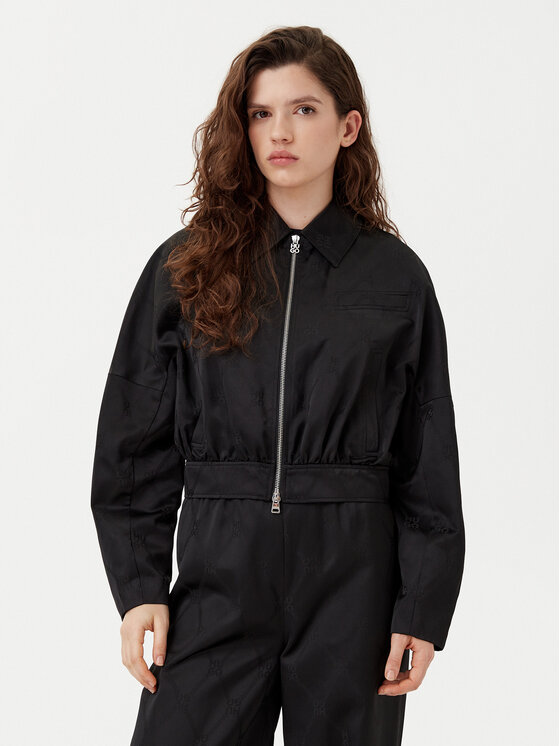 HUGO Prechodná bunda Aleria-1 50538791 Čierna Regular Fit