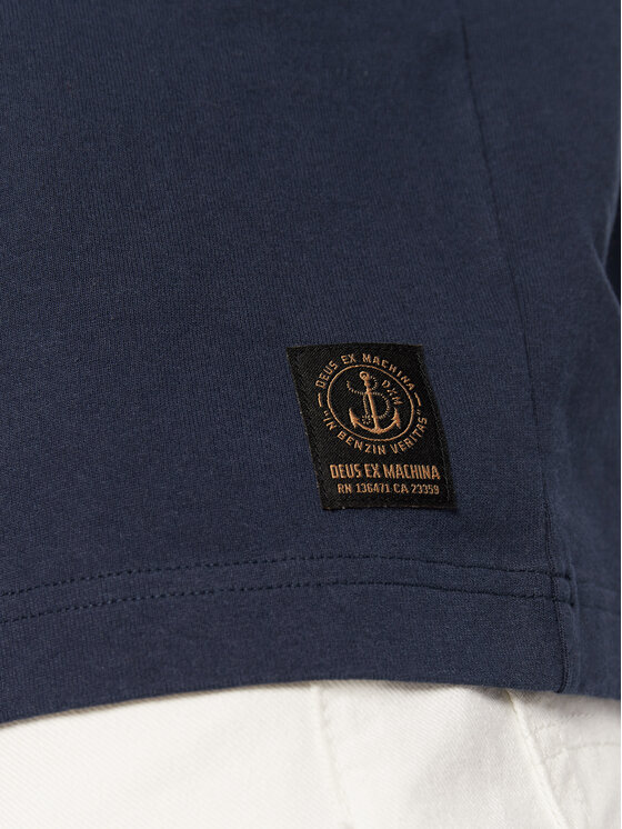 T-shirt Plain Naval DMF221359 Blu scuro Boxy Fit