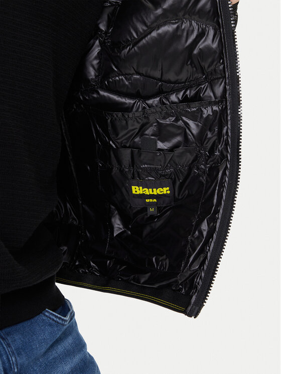 Blauer Blauer Μπουφάν πουπουλένιο 25WBLUC03074 Μαύρο Regular Fit