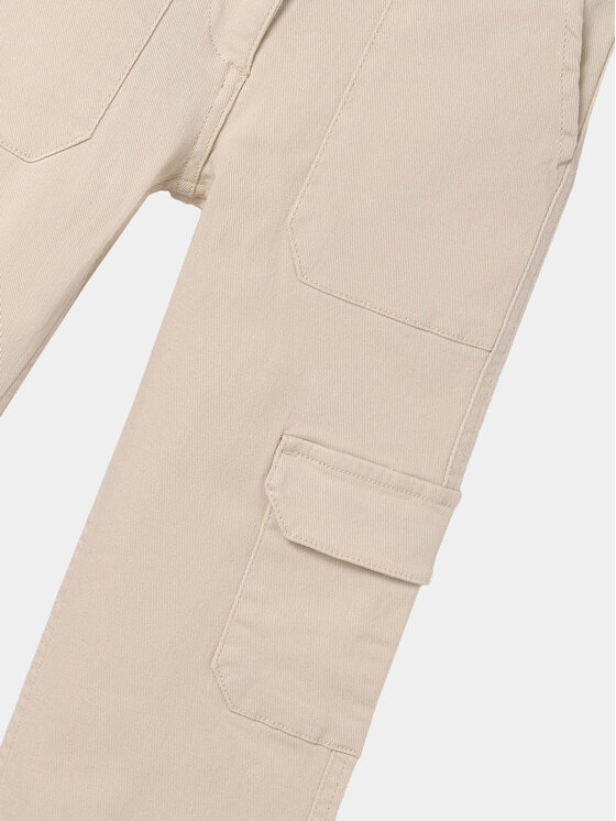Mayoral Mayoral Pantaloni di tessuto 6507 Beige Regular Fit