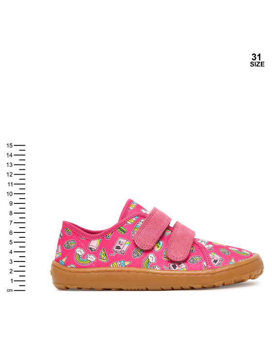 Froddo Froddo Bačkory Barefoot Canvas G1700440-10 D Růžová