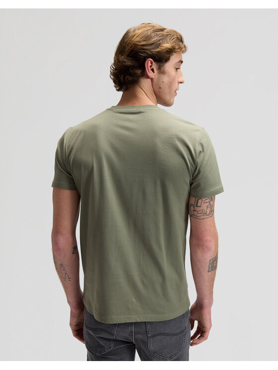Lee Lee T-shirt SMALL LOGO TEE Verde Relaxed Fit