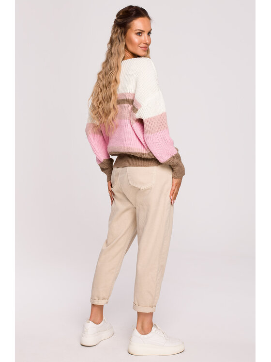 Made of Emotion Made of Emotion Sweter M686 Różowy