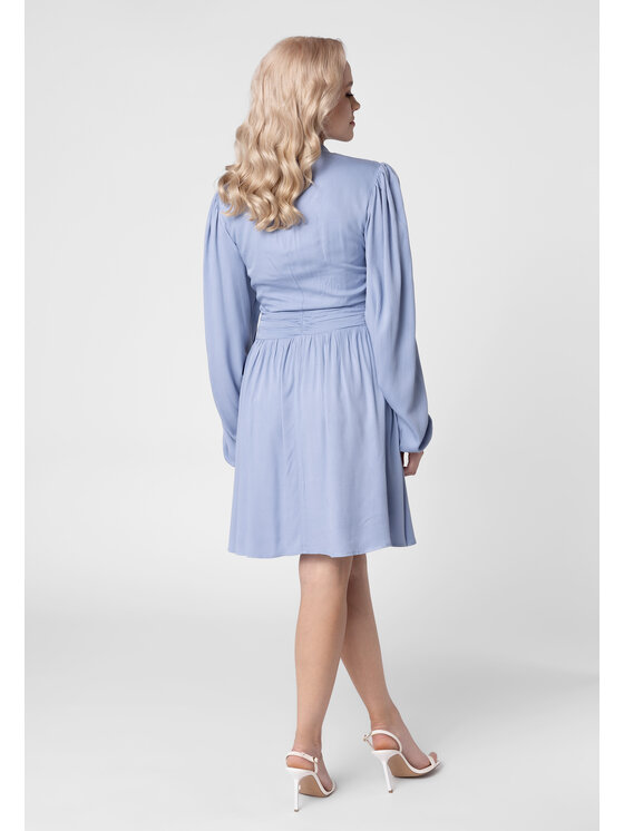 LAURELLA LAURELLA Letní šaty Laurella 4VA017801 Modrá Regular Fit