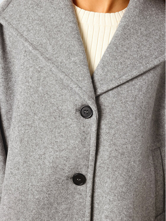 Noisy May Noisy May Παλτό μεταβατικό Halston 27028853 Γκρι Loose Fit