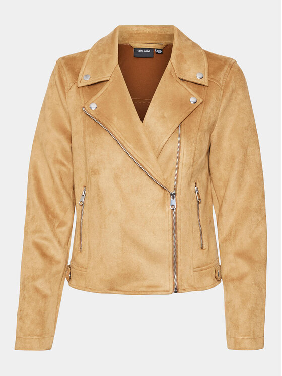 Vero Moda Vero Moda Kurtka z imitacji skóry Jose 10300938 Brązowy Regular Fit