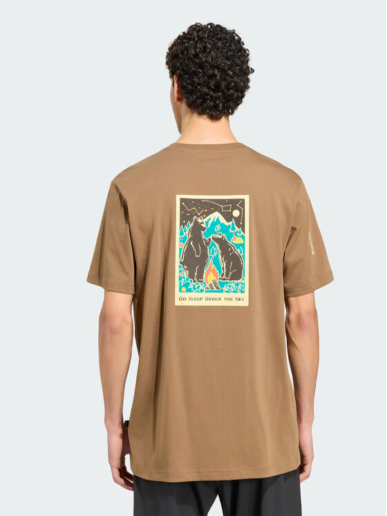 adidas adidas T-Shirt 168666 Zielony jasny Loose Fit