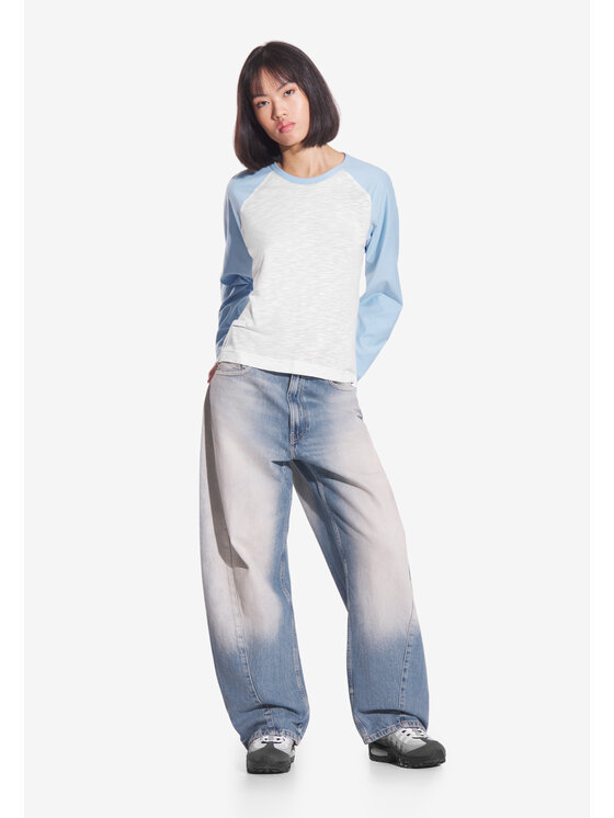 PROSTO. PROSTO. Longsleeve College Niebieski Regular Fit