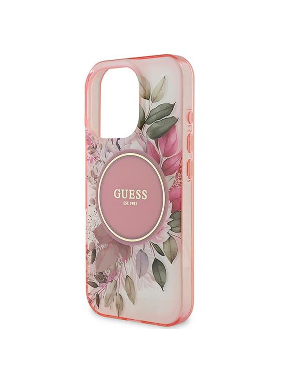 Guess Guess Etui na telefon iPhone 16 Pro Max Różowy