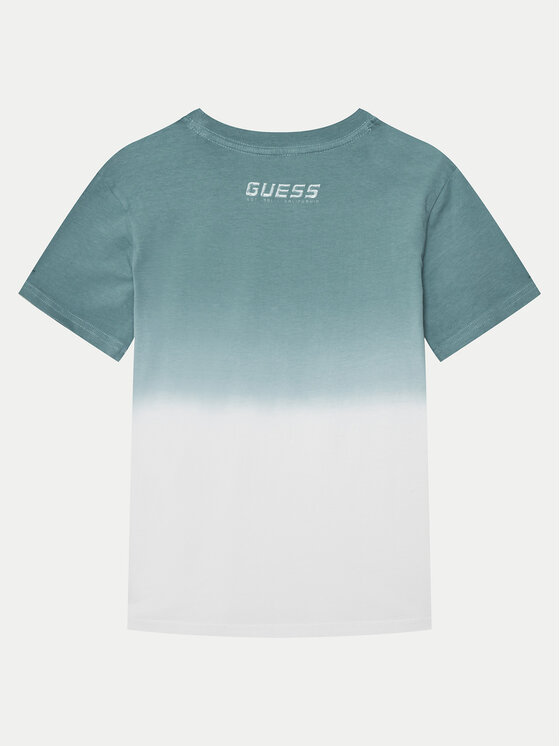Guess Guess Tričko L5GI27 I3Z14 Zelená Regular Fit