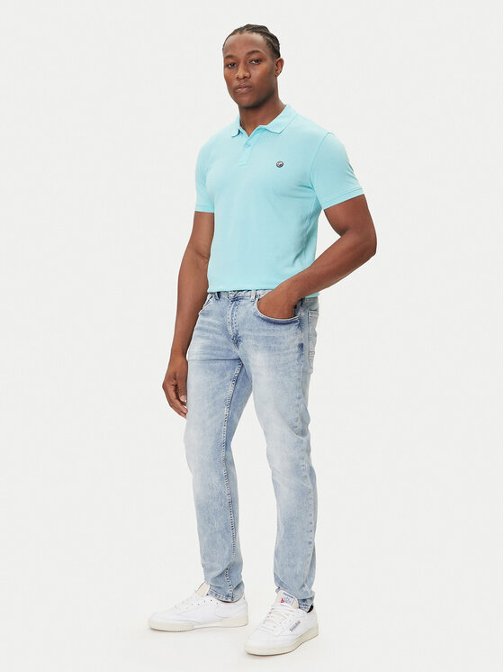 Petrol Industries Petrol Industries Tricou polo M-ROS-POL002 Albastru Regular Fit