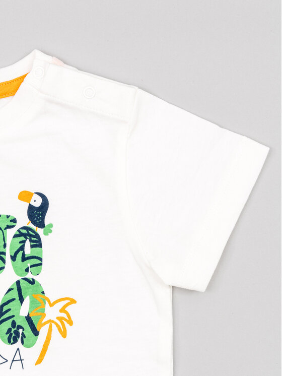 Zippy Zippy Komplekti kuuluvad t-särk ja šortsid ZBBAP0602 23004 Oranž Regular Fit