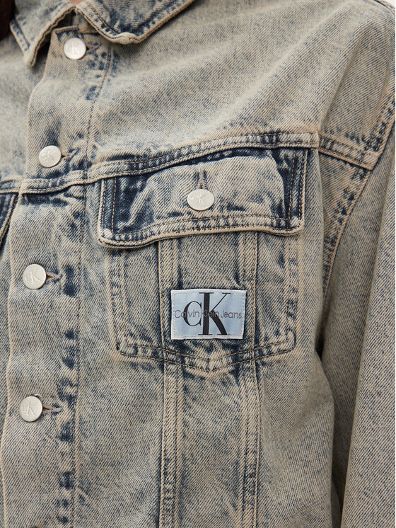 Calvin Klein Jeans Calvin Klein Jeans Farmer kabát J20J222501 Kék Boxy Fit