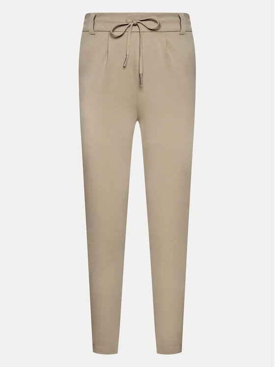 ONLY ONLY Hlače iz tkanine Poptrash 15115847 Bež Slim Fit