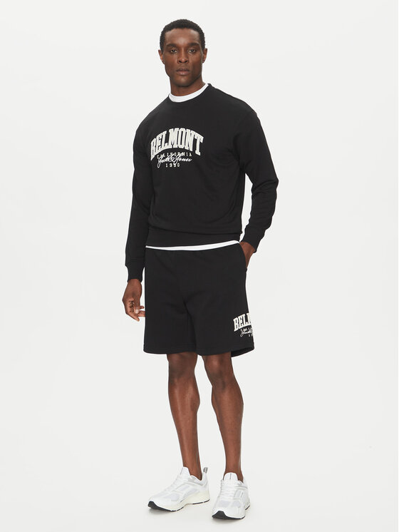 Jack&Jones Jack&Jones Sportske kratke hlače Kane Detroit 12268773 Crna Relaxed Fit