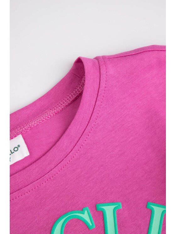 Coccodrillo Coccodrillo T-Shirt WC6143202JGK-007 Różowy Regular Fit