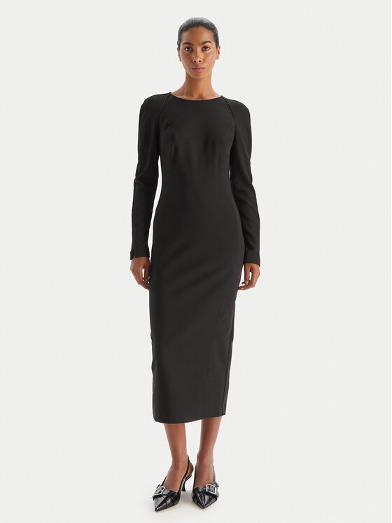 PINKO PINKO Koktejlové šaty 105670 A2QV Z99 Černá Regular Fit