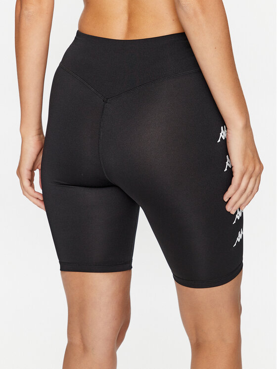 Kappa Kappa Sportske kratke hlače 312084 Crna Skinny Fit