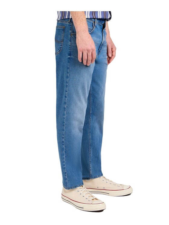 Lee Lee Jeansy 112349493 Niebieski Regular Fit