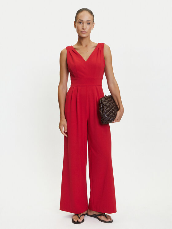 TATUUM Tatuum Kombinezon Fang T2504.075 Czerwony Wide Leg