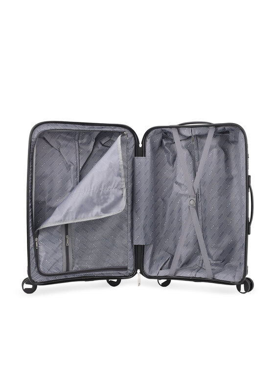 Semi Line Semi Line Μεσαία Βαλίτσα T5908-3 Μαύρο