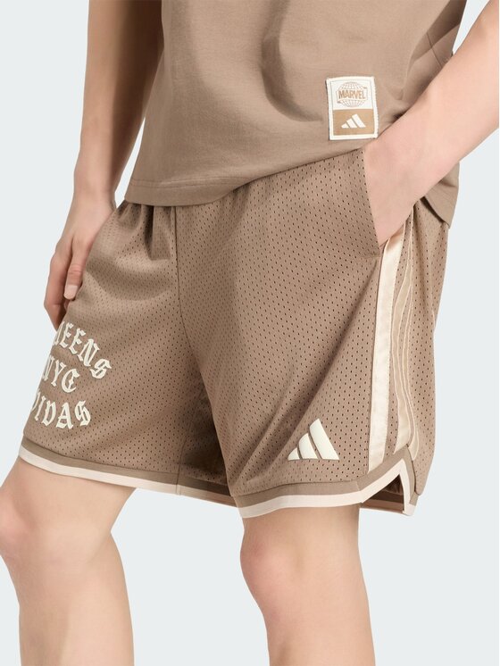 adidas adidas Szorty sportowe 168160 Beżowy Regular Fit