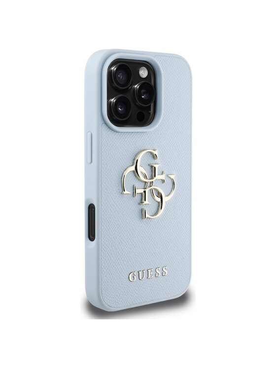Guess Guess Etui na telefon Apple iPhone 16 Pro Max Niebieski