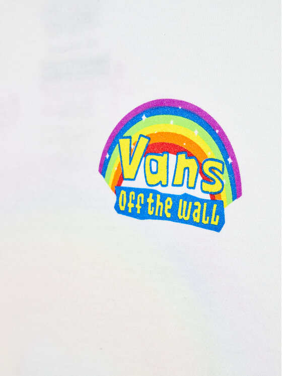 Vans off the outlet wall logo rainbow