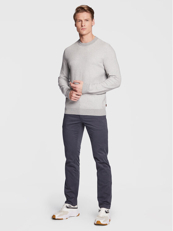 Pantaloni chino Schino 50470813 Blu scuro Slim Fit...
