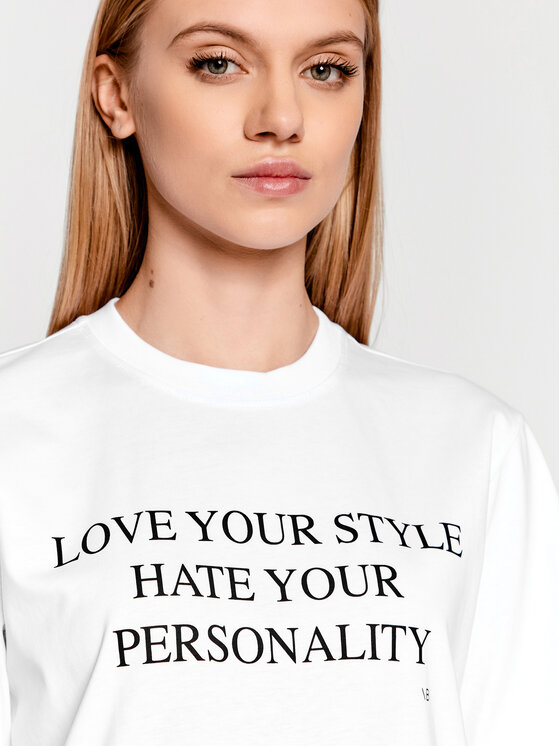 T-shirt Love Your Style 1122JTS003287A Bianco