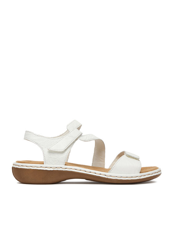Rieker Sandale CEO-659C7-80 Alb