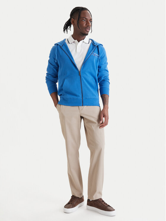 Tommy Hilfiger Tommy Hilfiger Džemperis ar kapuci Brand Love MW0MW42462 Zils Regular Fit