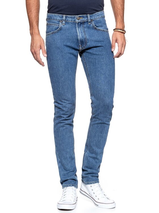 Lee Lee Jeansy LUKE Niebieski Slim Fit
