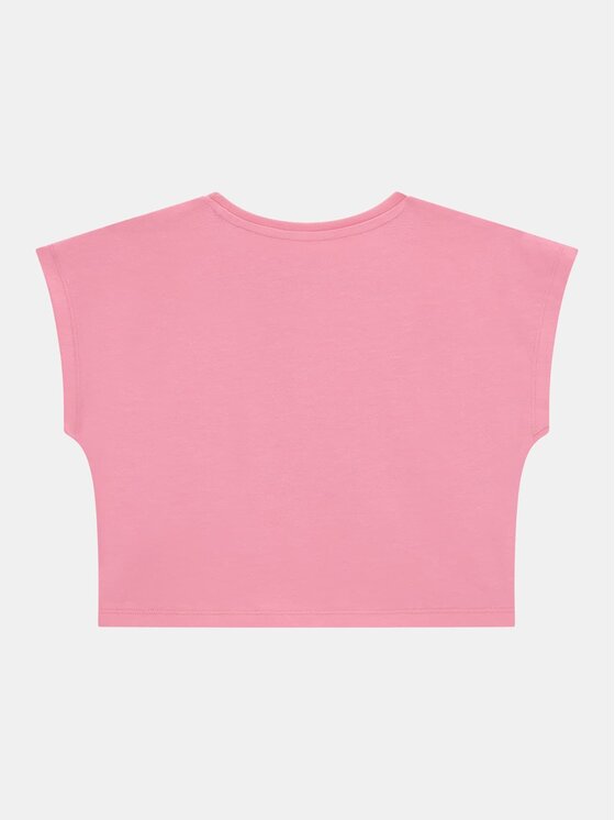 Guess Kids Guess Kids Top 176169 Różowy Classic Fit