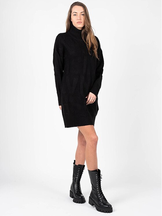 Silvian Heach Silvian Heach Φόρεμα καθημερινό PGA22087VE Μαύρο Oversize