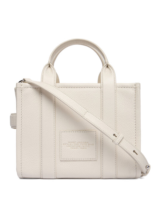 Marc Jacobs Marc Jacobs Τσάντα The Leather Small Tote Bag H009L01SP21 Εκρού