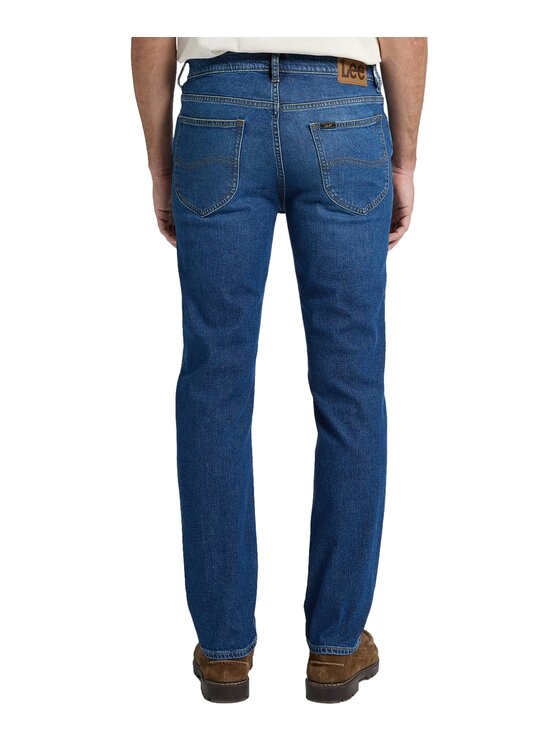 Lee Lee Jeansy 112376408 Niebieski Regular Fit