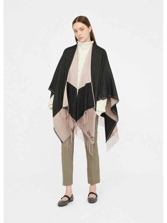 Liu Jo Liu Jo Poncho 2F5031T030022222 Nero Regular Fit
