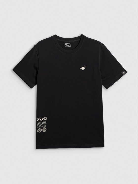 4F 4F T-shirt 4FRSS26TTSHM3814-20S Nero Regular Fit