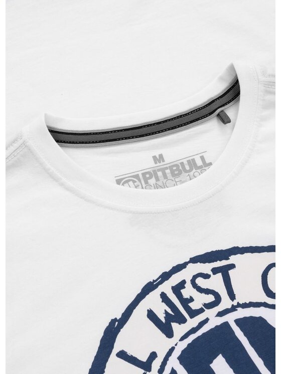 PITBULL PITBULL T-Shirt Koszulka męska SAN DIEGO SUN S Biały Regular Fit