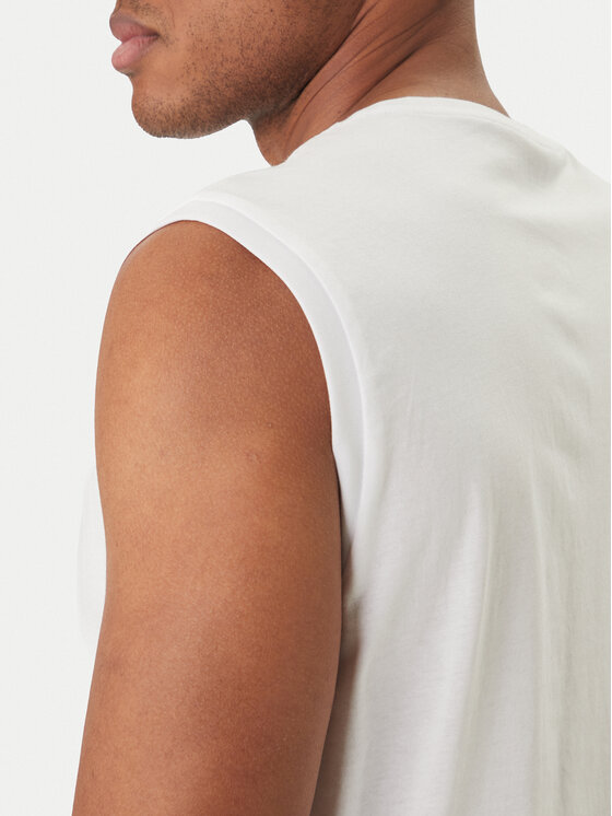 EA7 Emporio Armani EA7 Emporio Armani Tank top 7M001306 AF10375 U0002 Valge Regular Fit