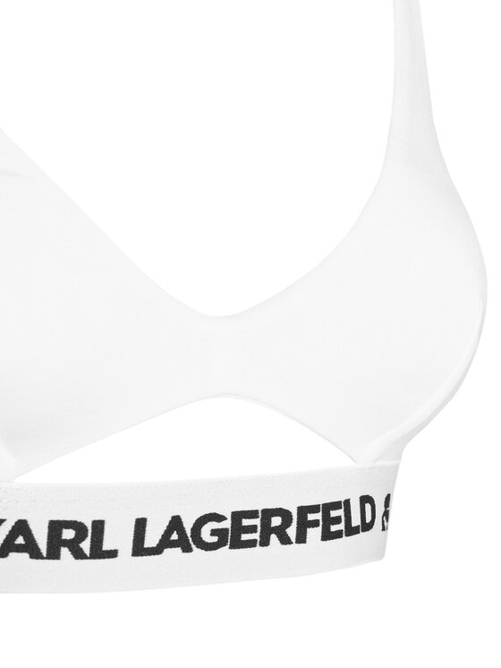 KARL LAGERFELD KARL LAGERFELD Reggiseno Bralette A1W47006 Bianco
