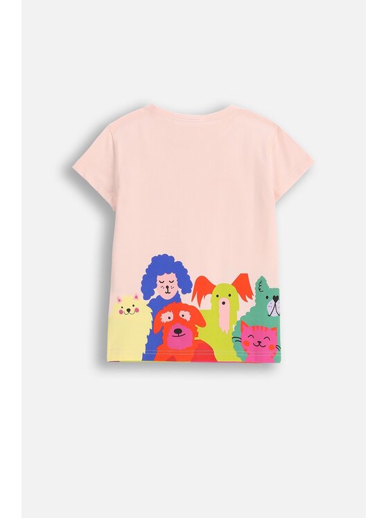 Coccodrillo Coccodrillo T-Shirt ZC5143201AGK-007 Růžová Regular Fit