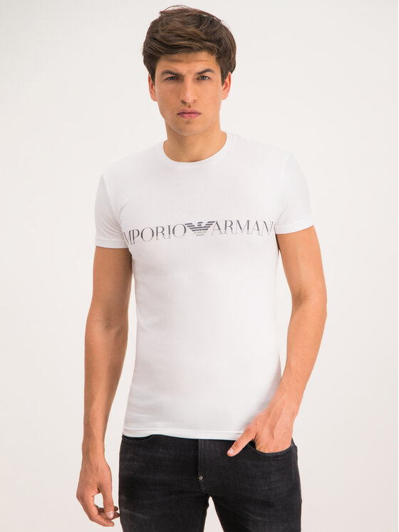 Emporio Armani Underwear T-Shirt 111035 9A516 00010 Biały Regular Fit