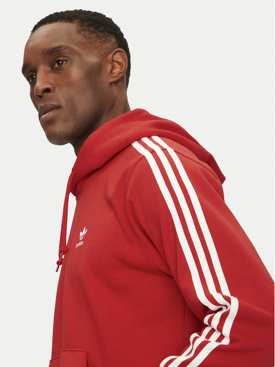 adidas adidas Pulóver adicolor Classics 3-Stripes IR9868 Piros Regular Fit