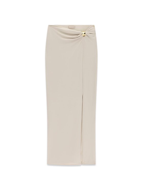 Guess Guess Spódnica mini 182023 Beżowy Classic Fit