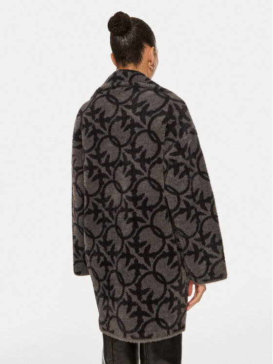 PINKO Pinko Prijelazni kaput Toro 101573 A21Q Siva Relaxed Fit