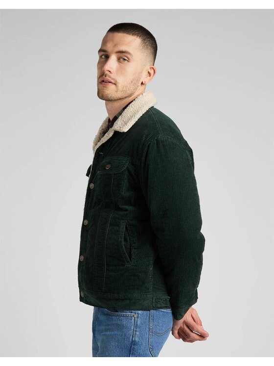 Lee Lee Giubbotto invernale SHERPA JACKET Verde Regular Fit