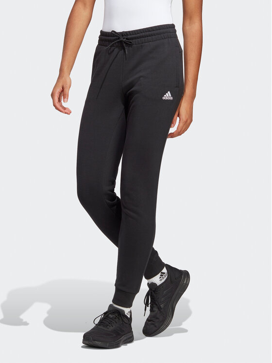 Női Melegítő alsó adidas, Méret: S, Fekete, Essentials Linear French Terry Cuffed Joggers IC6868